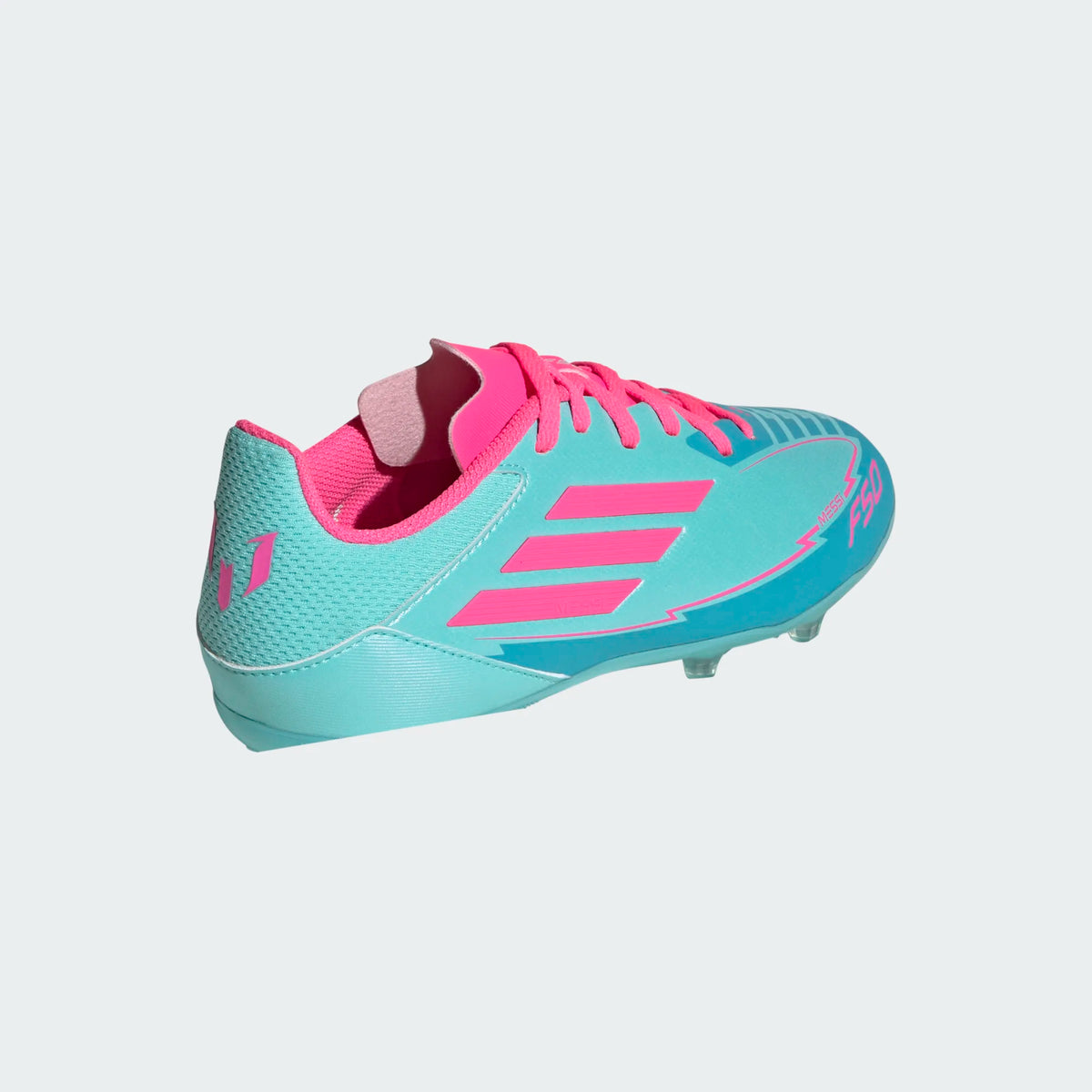 Adidas JR Messi F50 League FG/MG -Aqua/Lucid Pink product image 6, provided for visual reference and product detail review