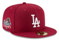 New Era Los Angeles Dodgers 2024 World Series Champions 59FIFTY Fitted Hat- Burgandy product image 1, provided for visual