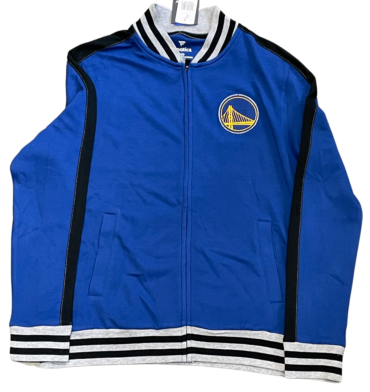 Fanatics Men Golden State Warriors Starter Full-Zip Track Jacket-Royal product image 1, provided for visual reference and