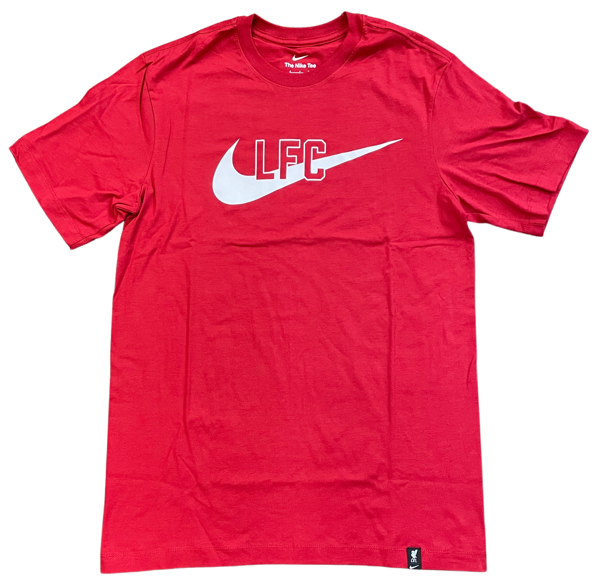 Nike Liverpool FC Swoosh Men Soccer T-Shirt-Red product image 1, provided for visual reference and product detail review
