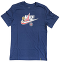 Nike Men Paris Saint-Germain Futura T-Shirt-Navy product image 1, provided for visual reference and product detail review