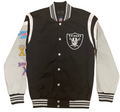 GIII Sports Las Vegas Raiders Game Score Commemorative Jacket product image 1, provided for visual reference and product