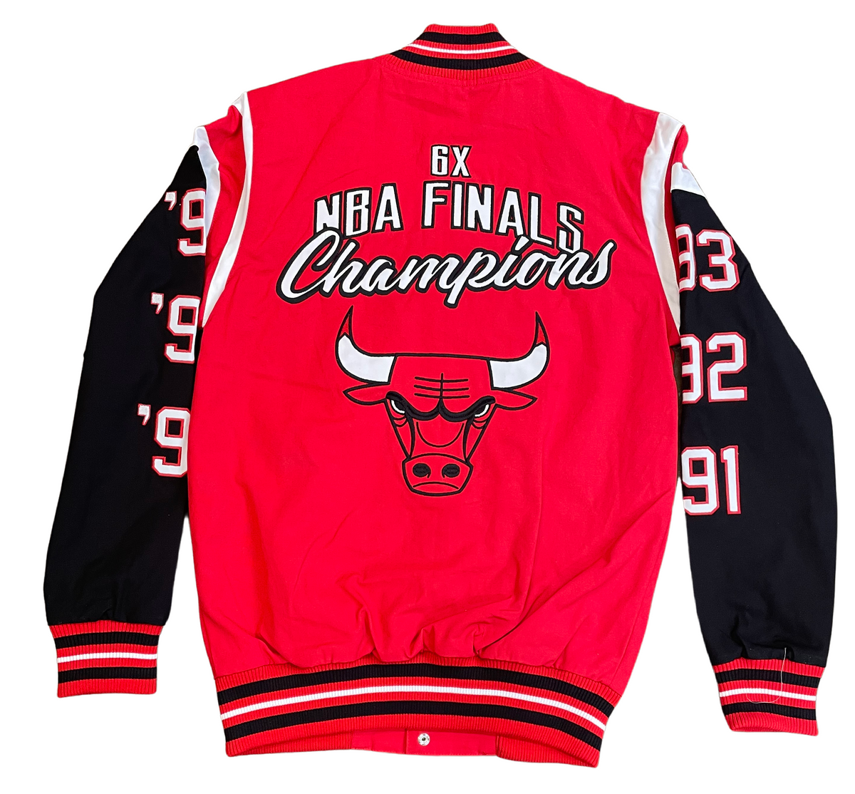 G-III Chicago Bulls Game Score Commemorative Jacket product image 2, provided for visual reference and product detail review