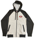 G-III San Francisco 49ers Lightweight Jacket-Grey/Black product image 1, provided for visual reference and product detail