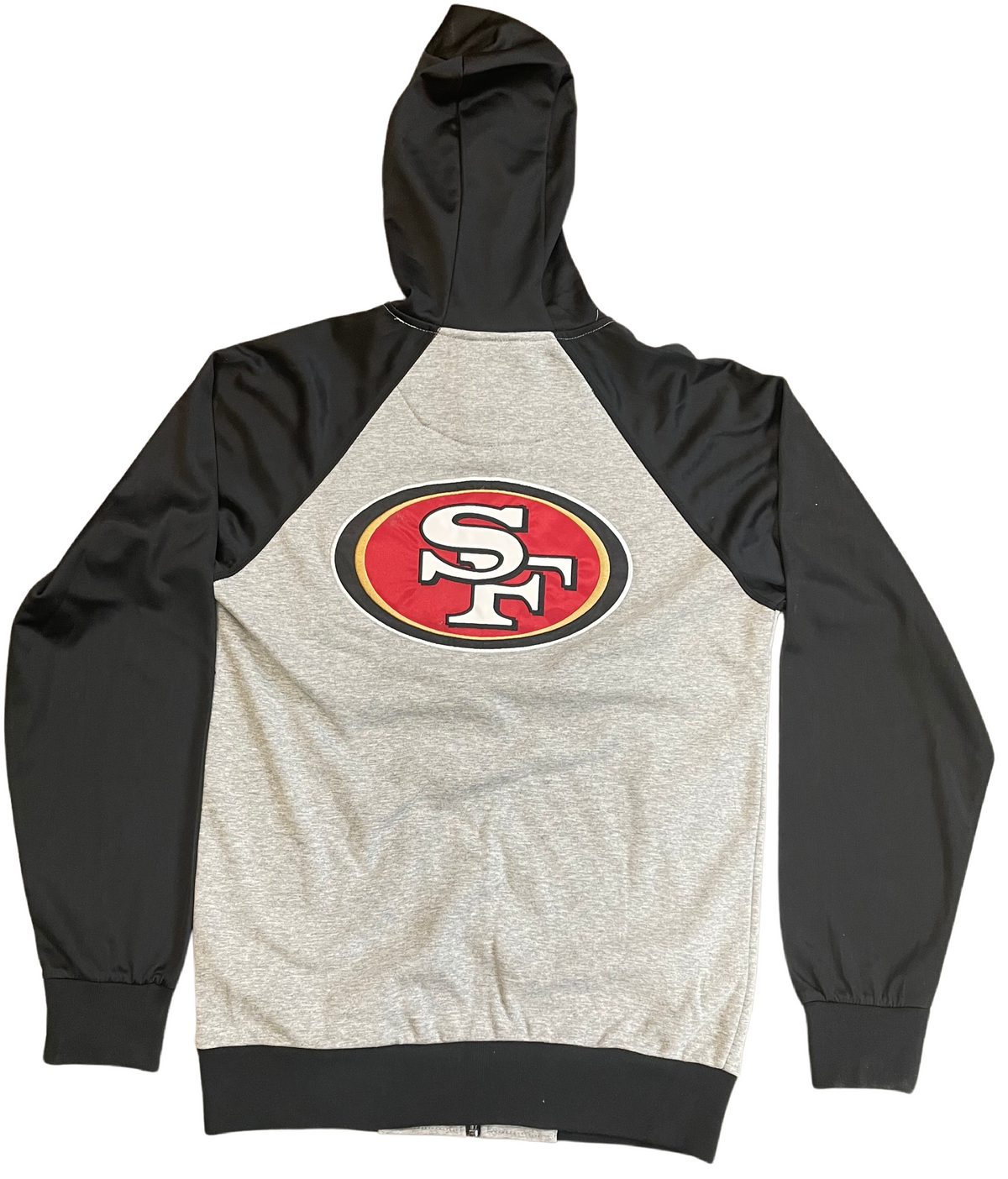 G-III San Francisco 49ers Lightweight Jacket-Grey/Black product image 2, provided for visual reference and product detail