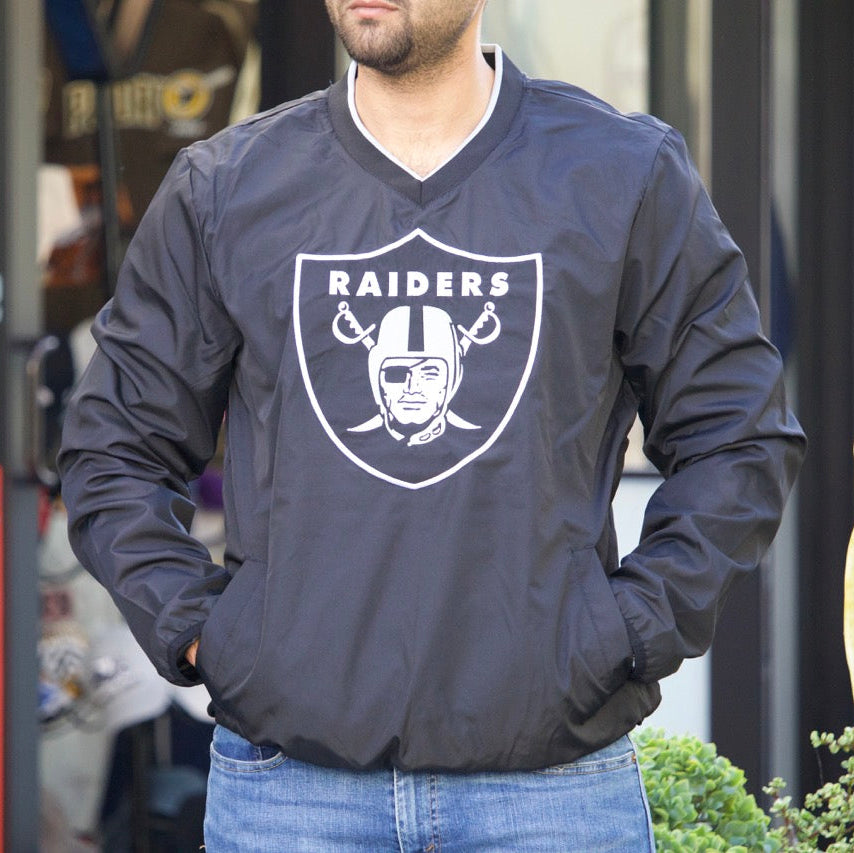 Las Vegas Raiders G-III Crossover Windbreaker Jacket - Black product image 1