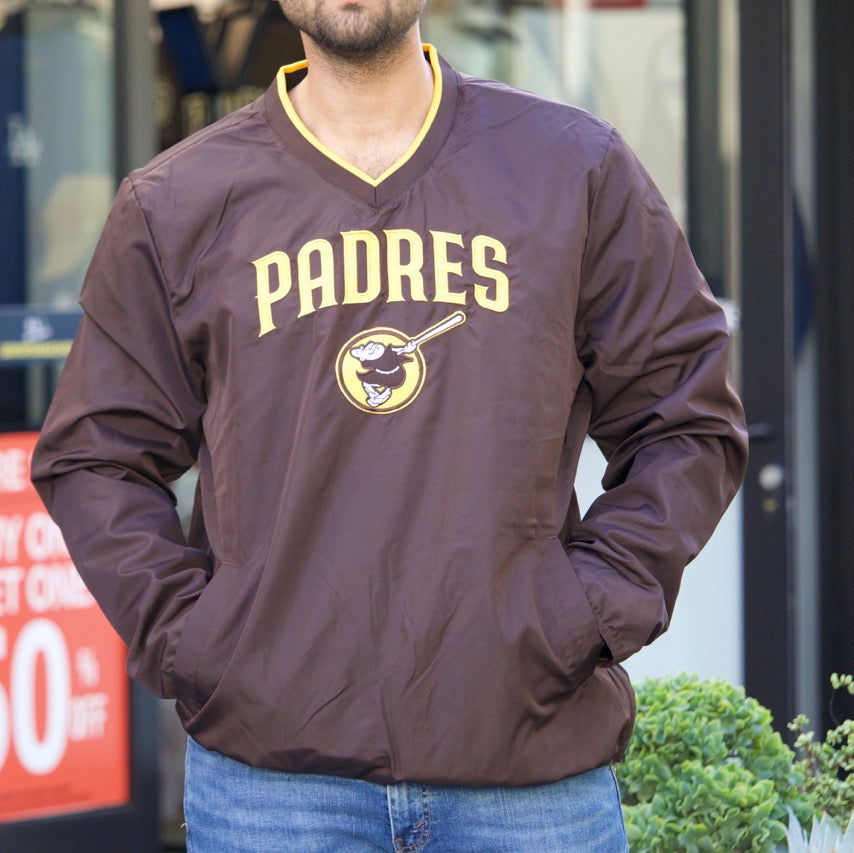 San Diego Padres G-III Crossover Windbreaker Jacket - Brown product image 1