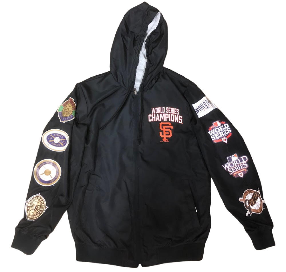 GIII SAN FRANCISCO GIANTS Reversible Windbreaker product image 1, provided for visual reference and product detail review