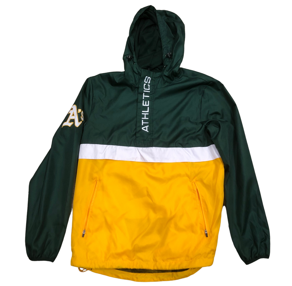 Oakland Athletics Batters Box Windbreaker product image 1, provided for visual reference and product detail review