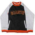San Francisco Giants Stitches Track Jacket-Black/Grey product image 1, provided for visual reference and product detail