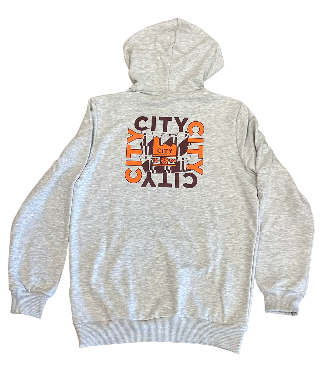 Puma Men Manchester City FtblCore Hoodie-Grey product image 2, provided for visual reference and product detail review