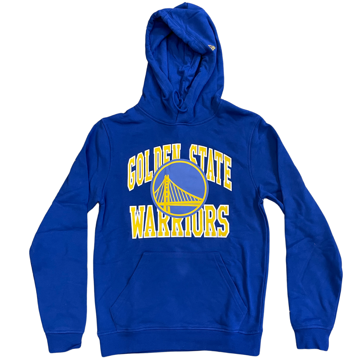New Era Men Golden State Warriors Tip Off Hoodie- Blue product image 1, provided for visual reference and product detail