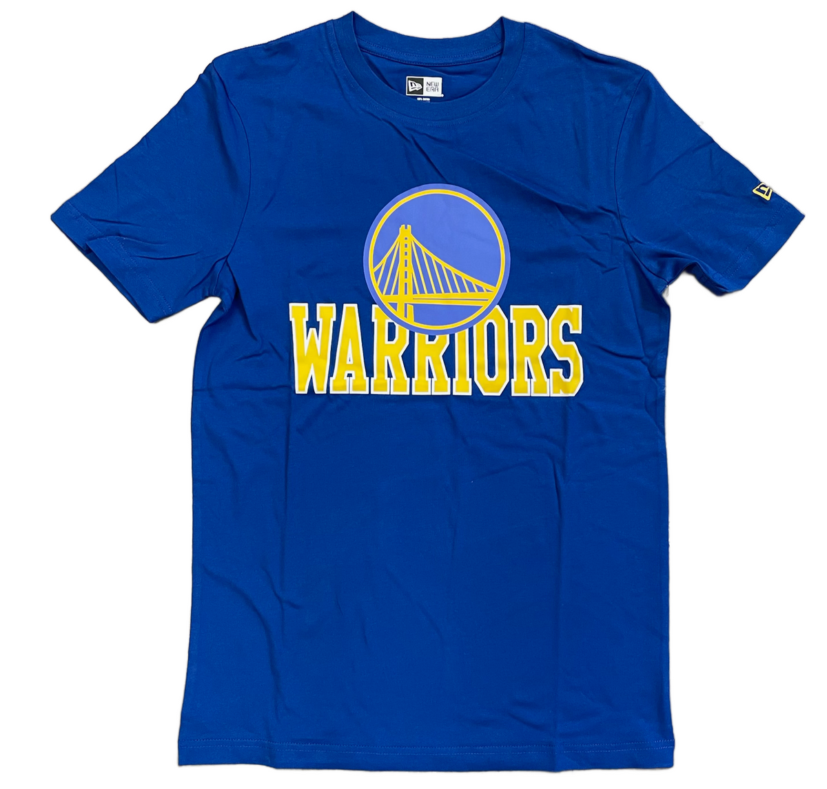 New Era Golden State Warriors NBA Tip Off T-Shirt-Blue product image 1, provided for visual reference and product detail