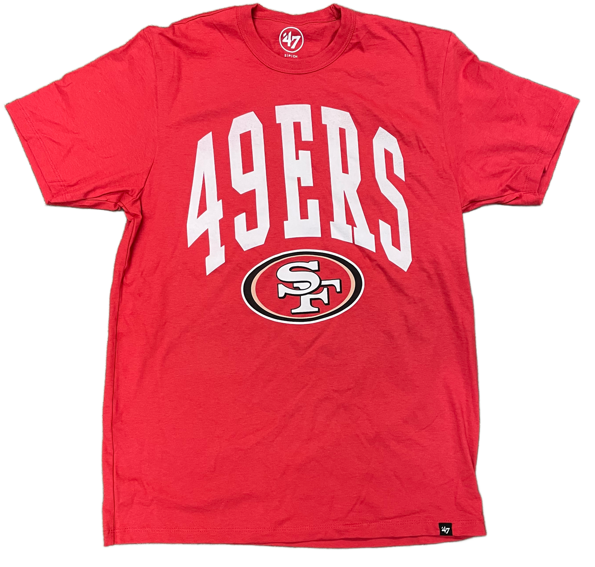'47 Brand San Francisco 49ers Win Win Franklin T-Shirt product image 1, provided for visual reference and product detail