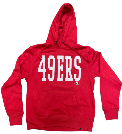'47 Brand Men San Francisco 49ers Hoodie - Red product image 1, provided for visual reference and product detail review