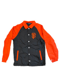 New Era Men San Francisco Giants Coach Jacket product image 1, provided for visual reference and product detail review