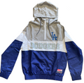 New Era Los Angeles Dodgers Throwback Pullover Jacket product image 1, provided for visual reference and product detail