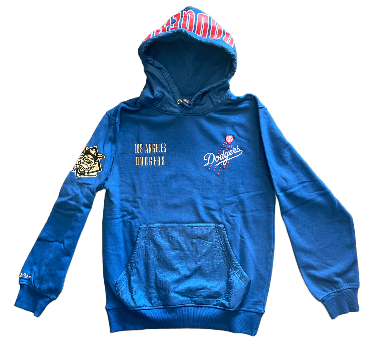 Mitchell & Ness Team OG 2.0 Fleece Hoodie Vintage Logo Los Angeles Dodgers product image 1, provided for visual reference