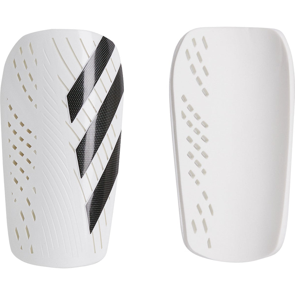 Adidas Tiro Club Shinguard-White/Black product image 1, provided for visual reference and product detail review