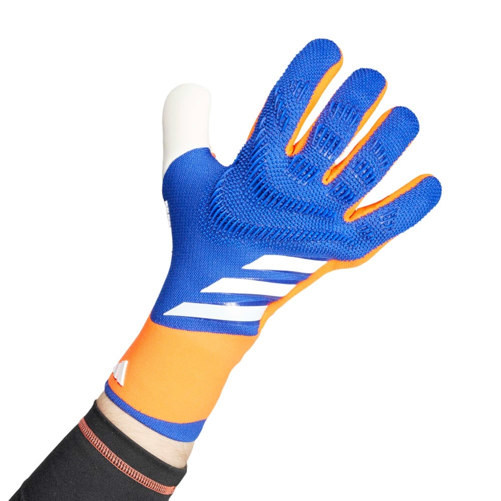 ADIDAS Predator Pro Goalkeeper Glove -BLUE/WHITE product image 2, provided for visual reference and product detail review