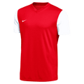 Nike Men Dri-Fit Short Sleeve Tiempo Premier II Jersey - University Red/White product image 1, provided for visual reference