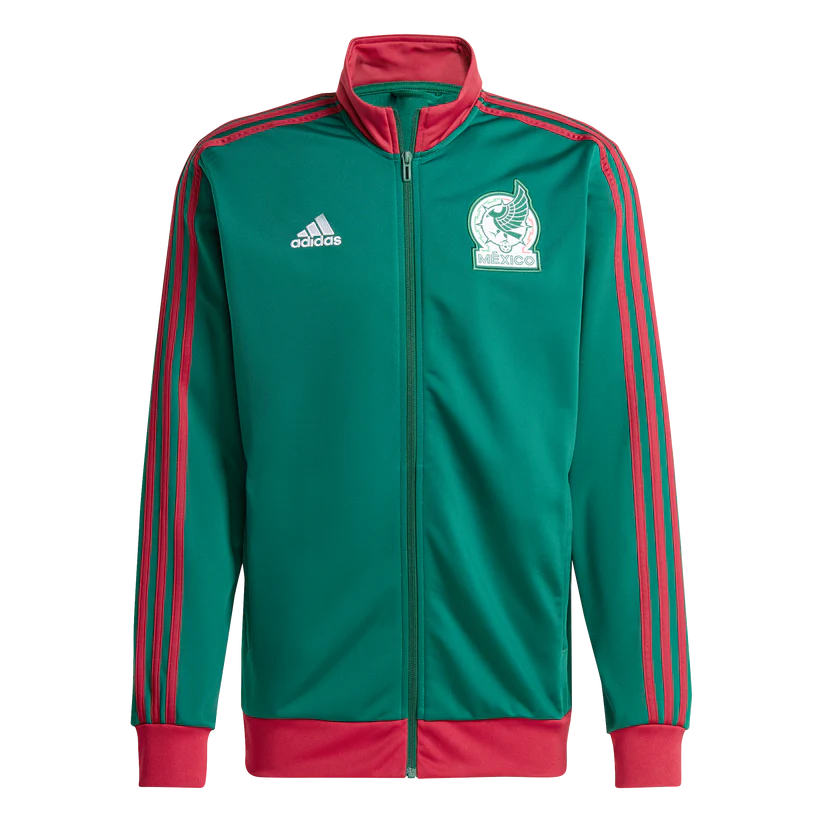 Adidas Men Mexico DNA Full-Zip Track Jacket 2024-Green product image 1, provided for visual reference and product detail