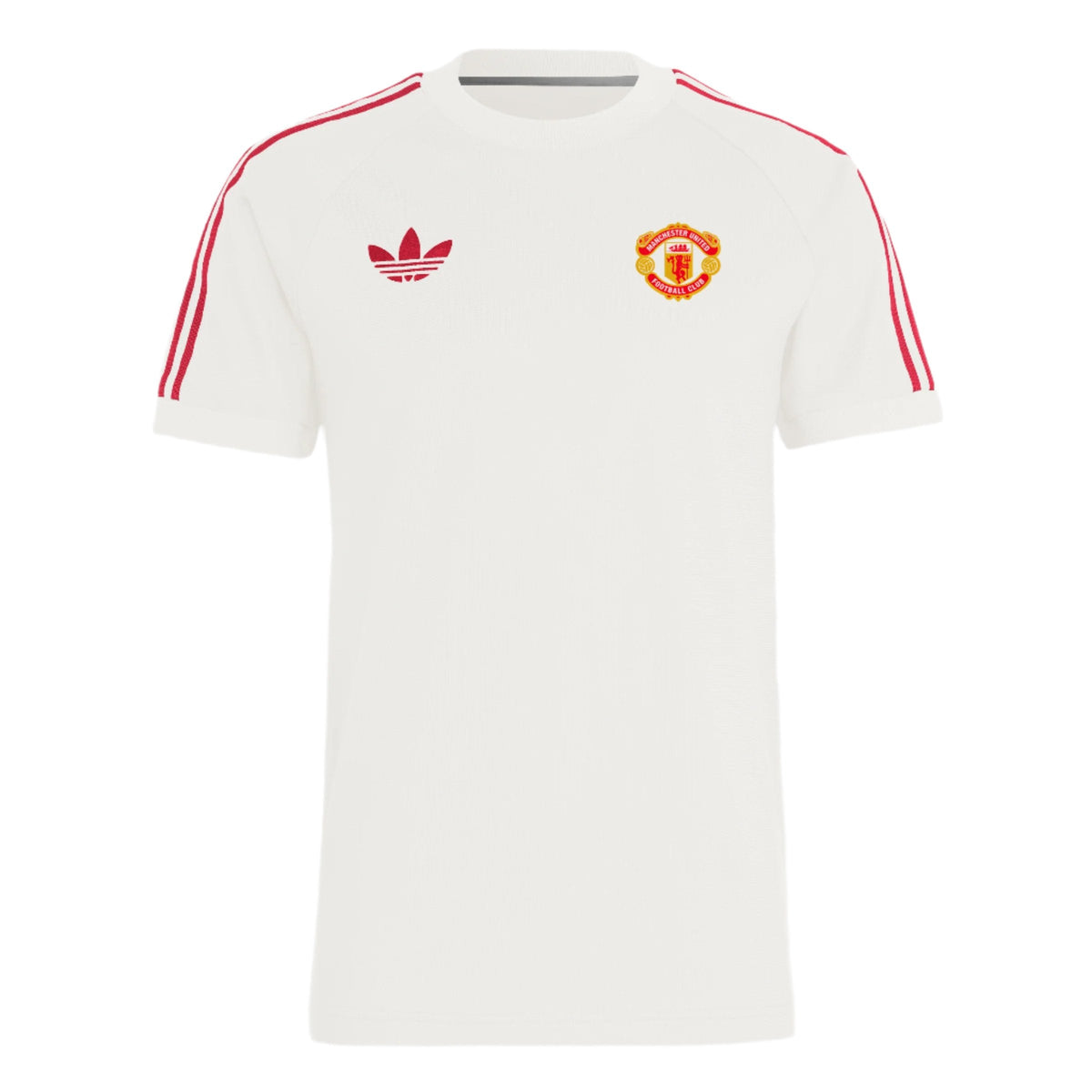 Adidas Manchester United Adicolor Classics 3-Stripes T-Shirt product image 1, provided for visual reference and product