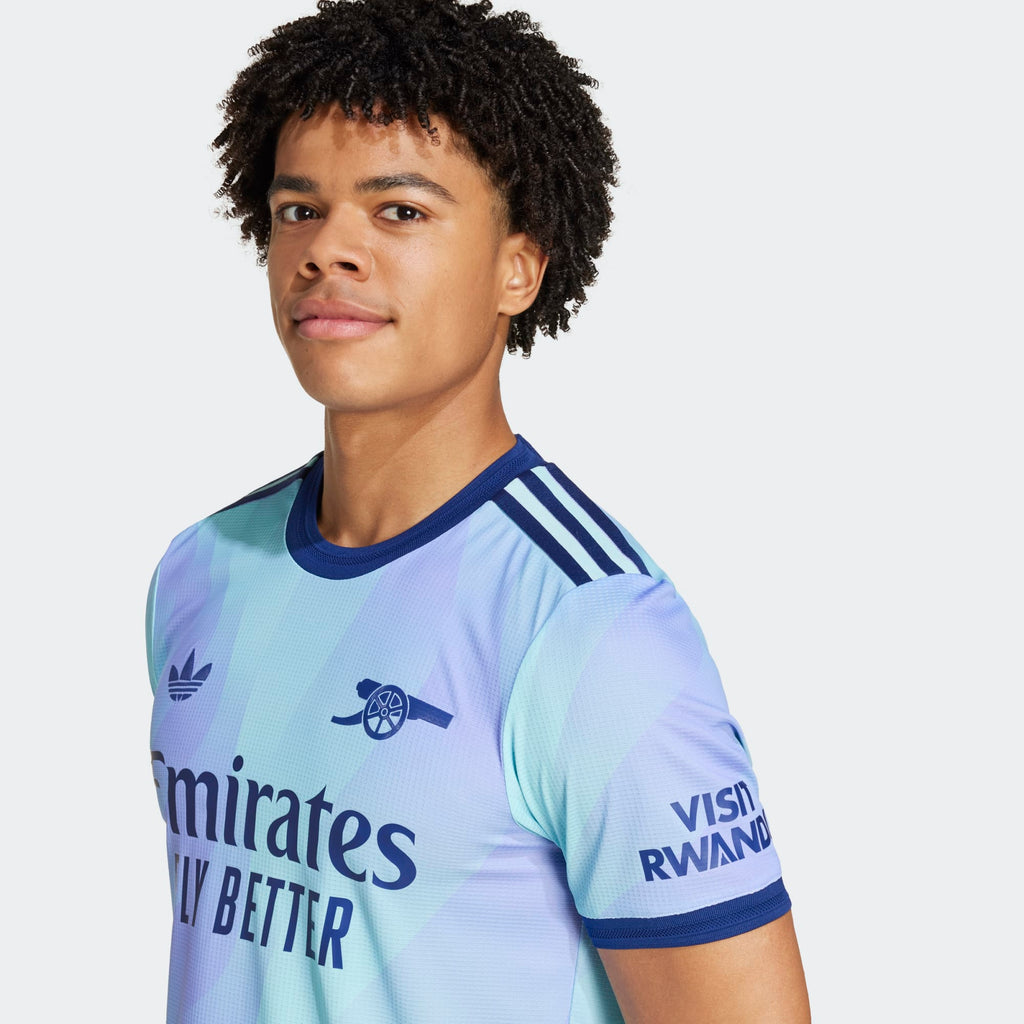 Adidas Men Arsenal FC 3rd Authentic Jersey 24/25 product image 3, provided for visual reference and product detail review