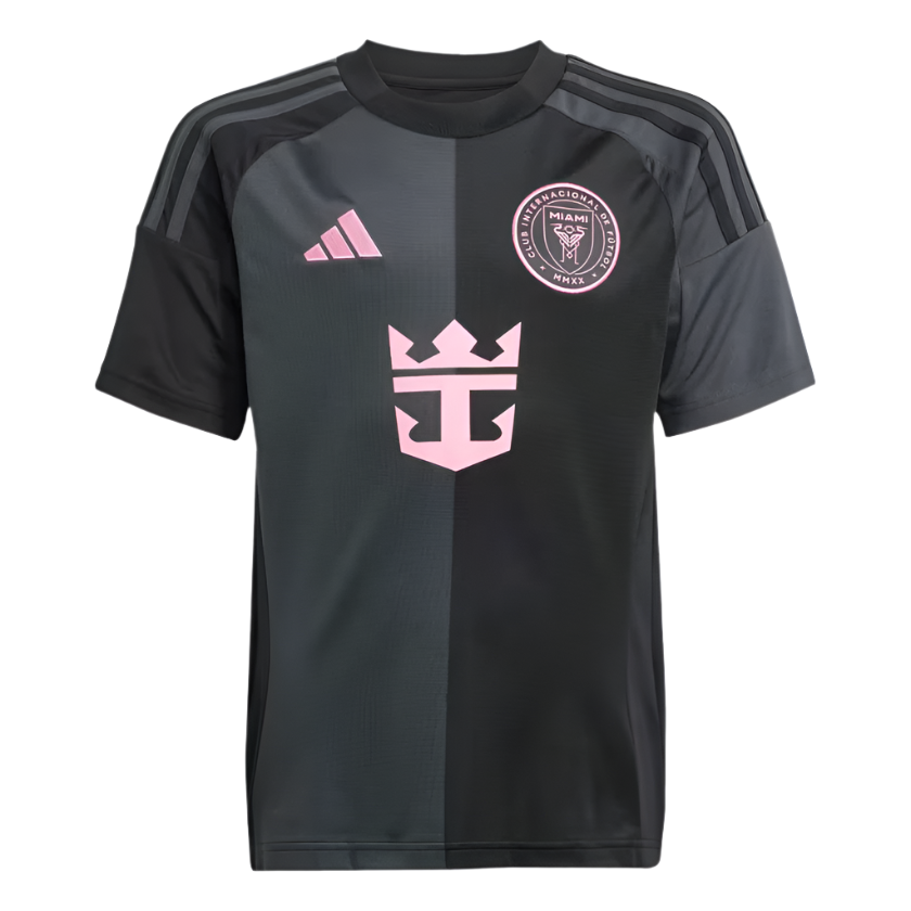 Adidas Youth Inter Miami CF Away Stadium Jersey 25/26 product image 1, provided for visual reference and product detail
