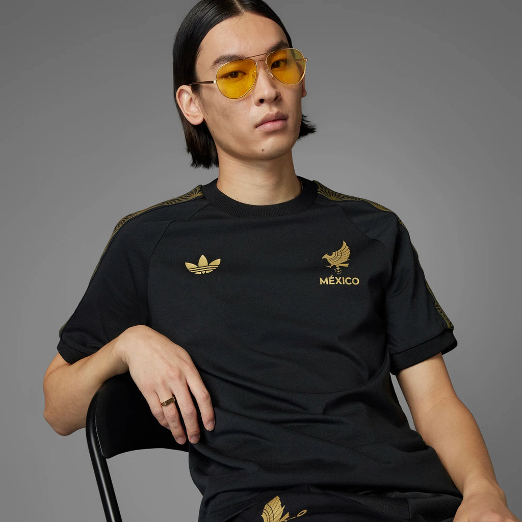 Adidas Mexico FMF T-Shirt -Black product image 5, provided for visual reference and product detail review