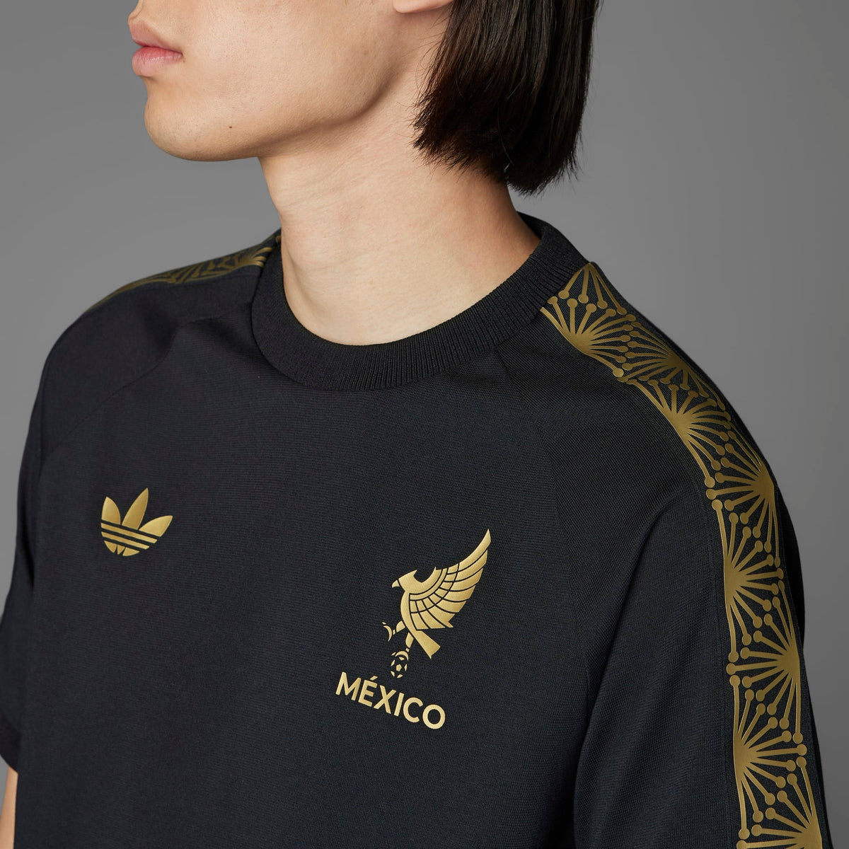 Adidas Mexico FMF T-Shirt -Black product image 7, provided for visual reference and product detail review
