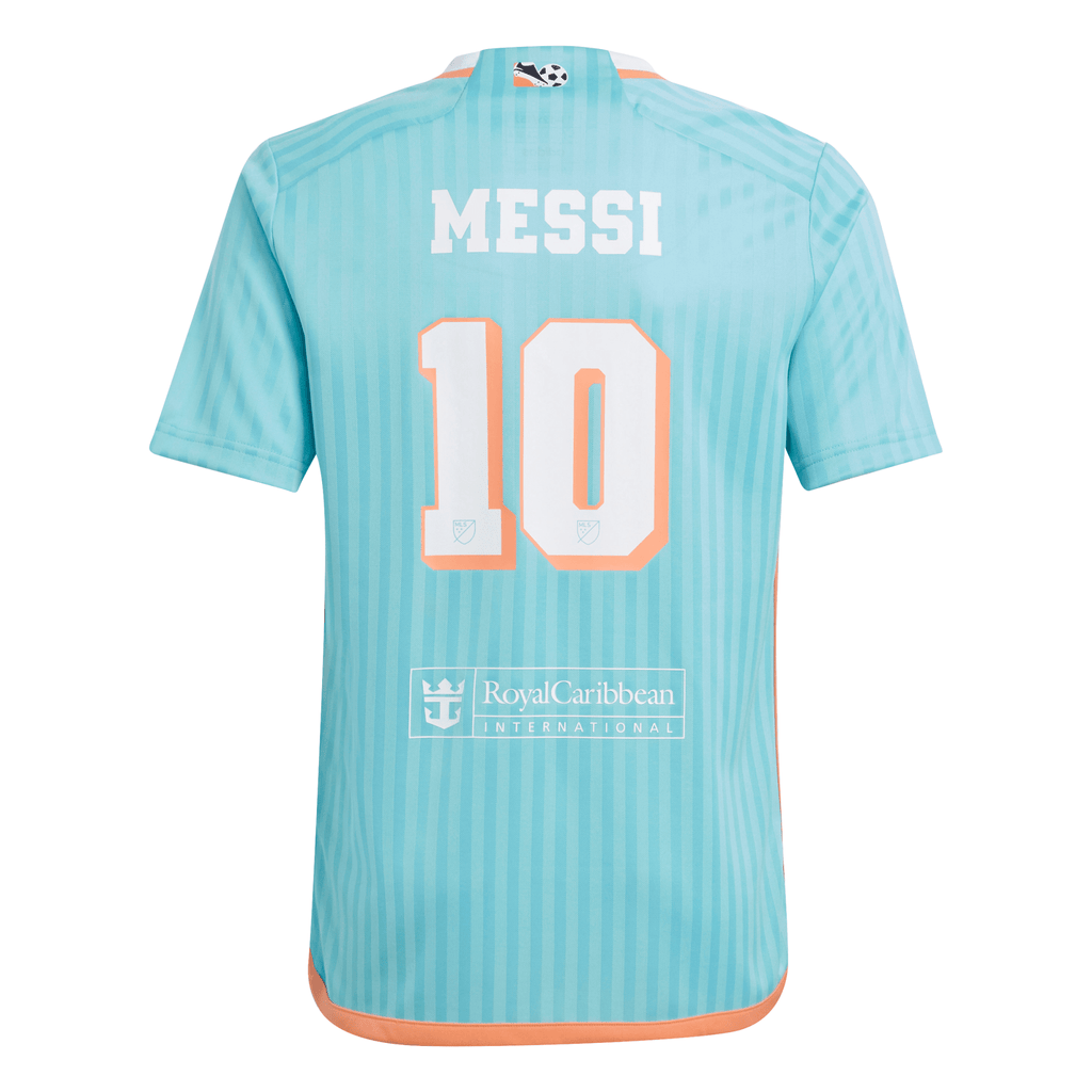 Adidas Youth Inter Miami (MESSI 10) 3rd Jersey 2024 product image 1, provided for visual reference and product detail review