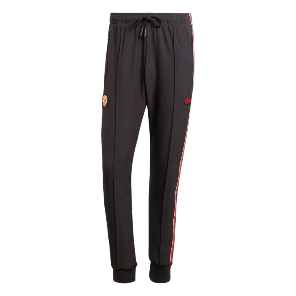 Adidas Manchester United Icon Pants-Black product image 1, provided for visual reference and product detail review