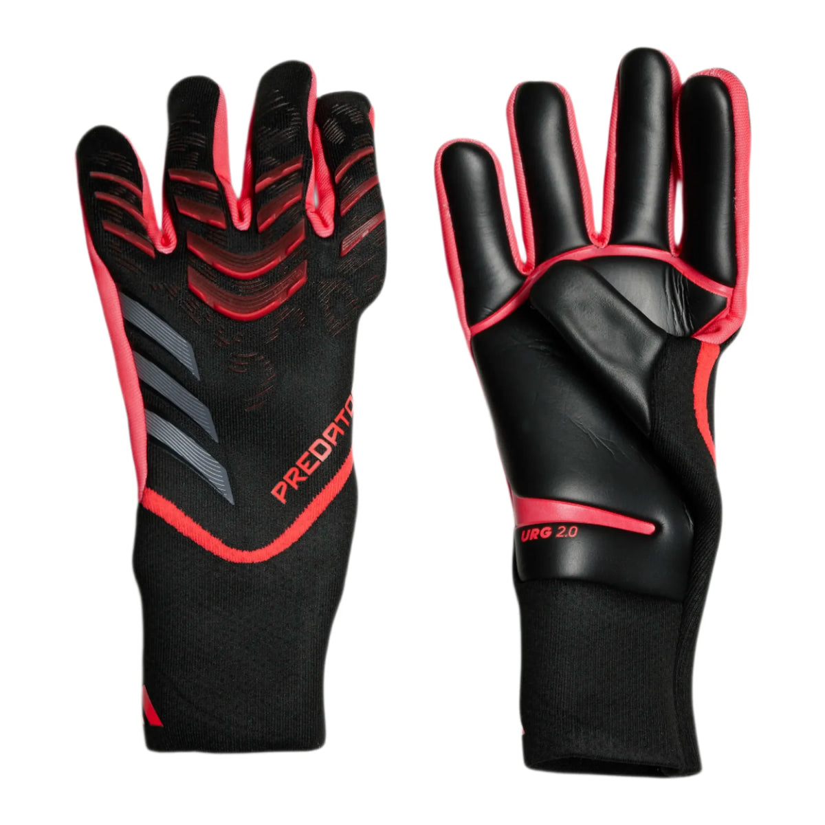 Adidas Predator GL Pro Gloves-Lucid Red/Black product image 1, provided for visual reference and product detail review