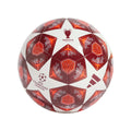 Adidas Champions League Club Soccer Ball 25/26-White/Solar Red product image 1, provided for visual reference and product