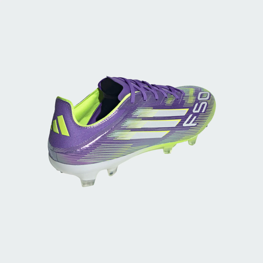 Adidas F50 Pro FG/MG- PURRUS/FTWWHT/LUCLEM product image 3, provided for visual reference and product detail review