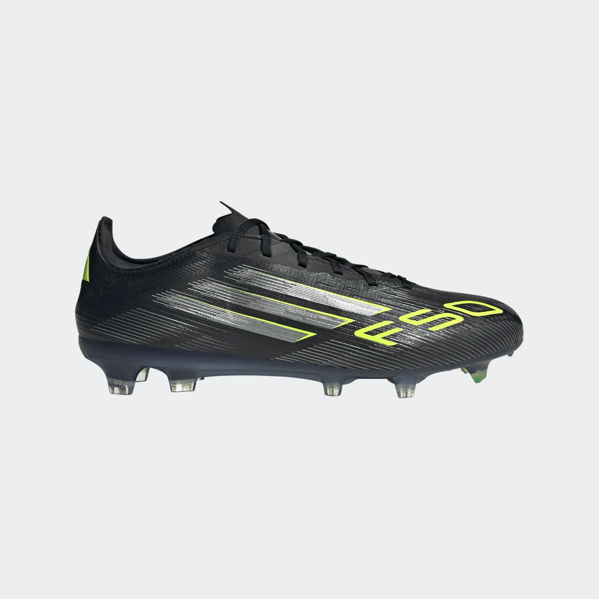 Adidas F50 Pro FG/MG- CBLACK/IRONMT/LUCLEM product image 1, provided for visual reference and product detail review