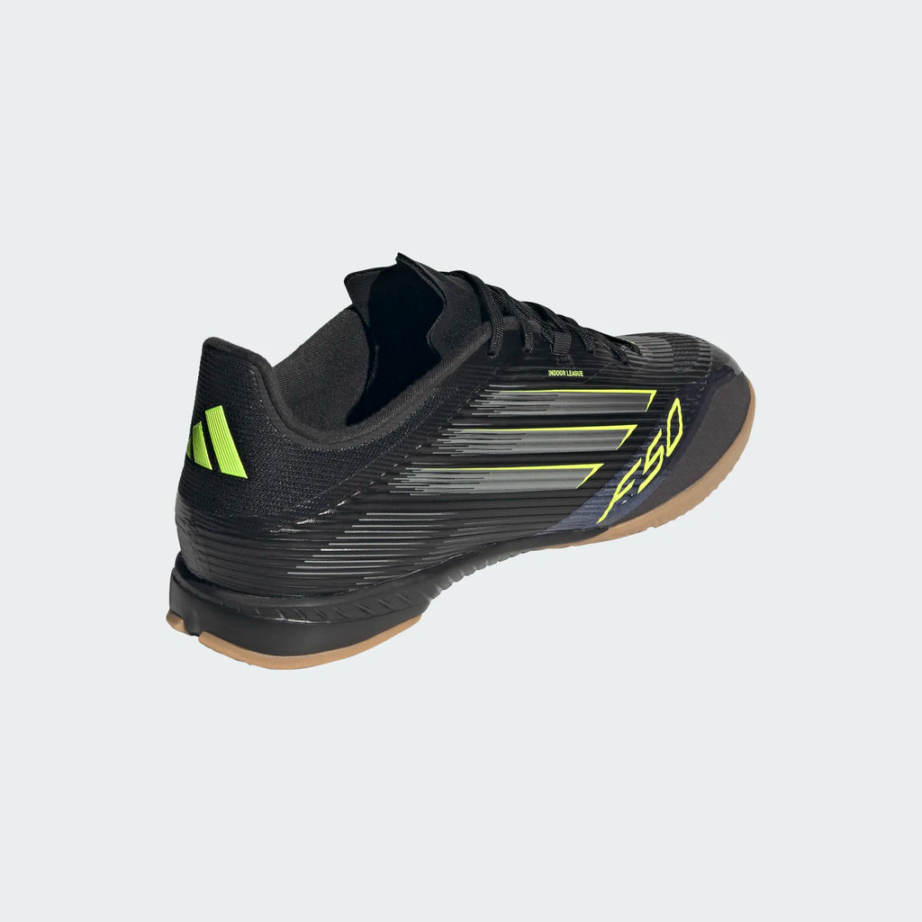 Adidas F50 League IC-BLACK/IRONMT/LUCLEM product image 4, provided for visual reference and product detail review