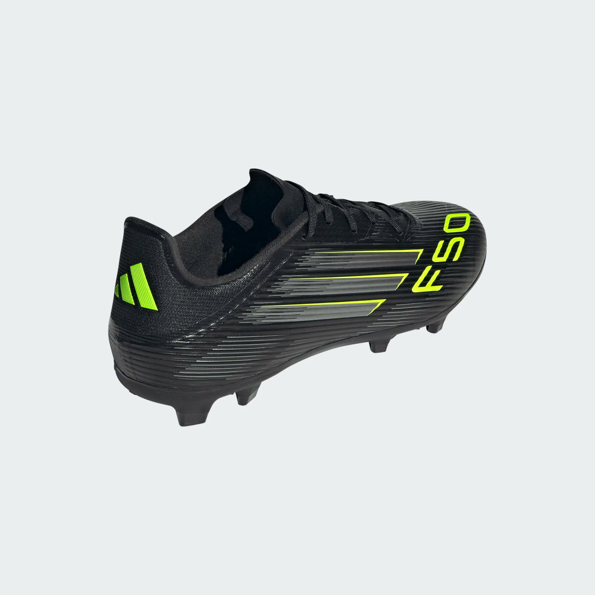 Adidas F50 League FG/MG-BLACK/IRONMT/LUCLEM product image 3, provided for visual reference and product detail review