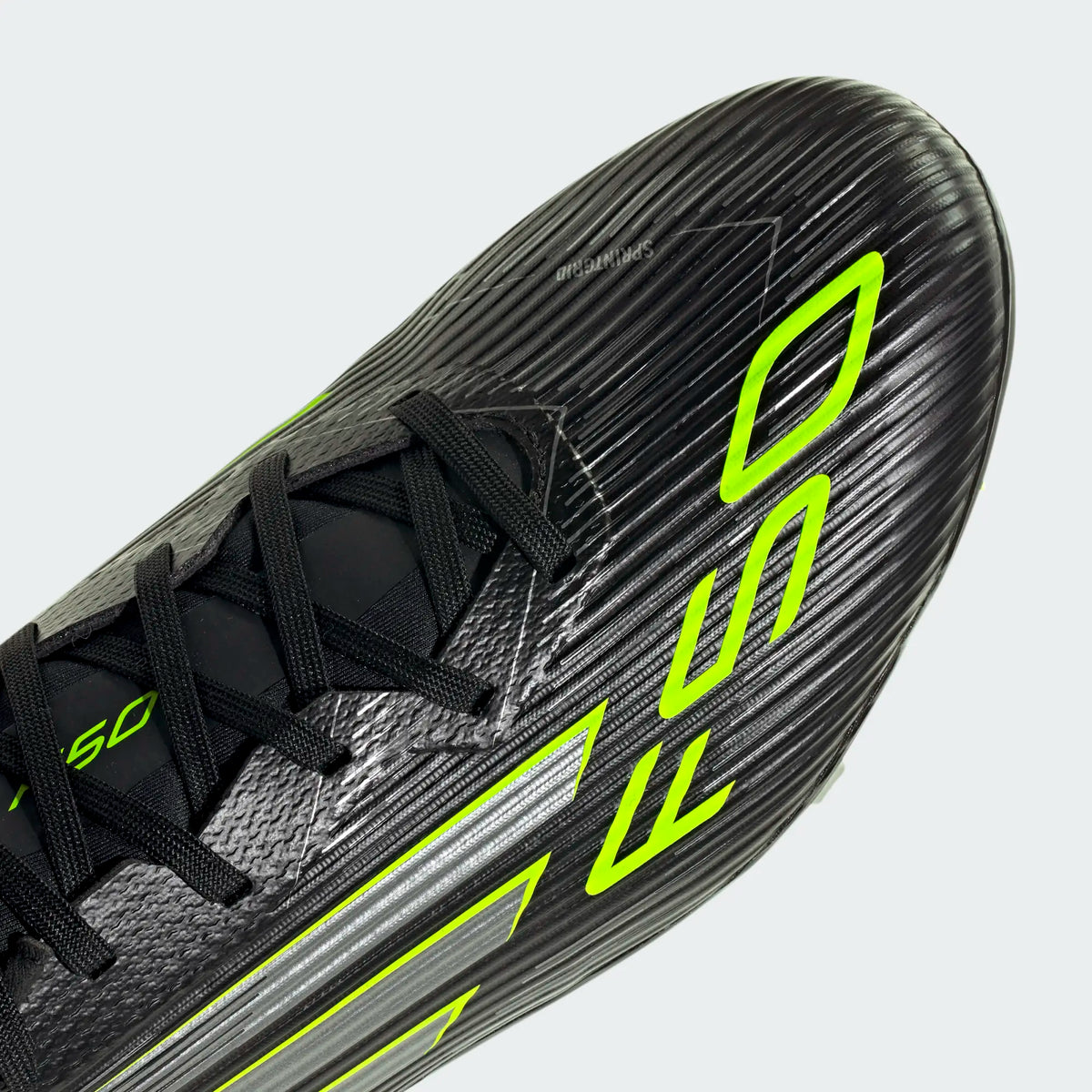 Adidas F50 League FG/MG-BLACK/IRONMT/LUCLEM product image 4, provided for visual reference and product detail review