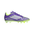 Adidas Jr F50 Club FG/MG-PURRUS/FTWWHT/LUCLEM product image 1, provided for visual reference and product detail review