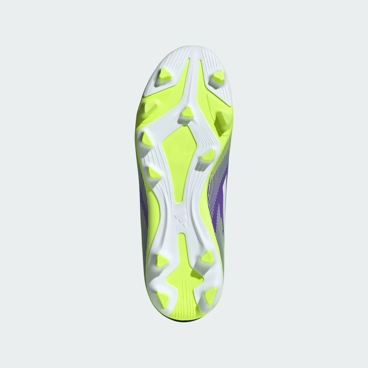 Adidas Jr F50 Club FG/MG-PURRUS/FTWWHT/LUCLEM product image 8, provided for visual reference and product detail review