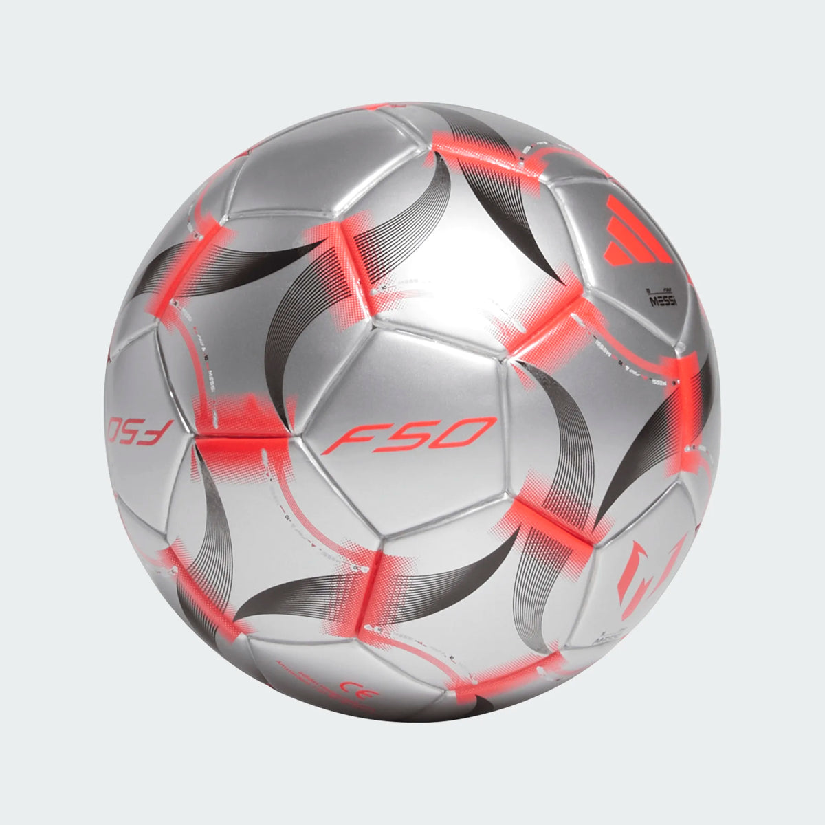 Adidas Messi Mini Soccer Ball -Metallic/Red product image 2, provided for visual reference and product detail review