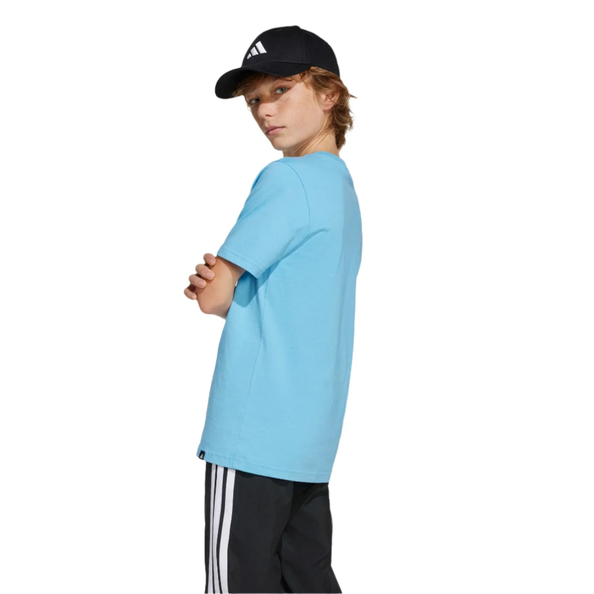 Adidas Youth Messi Graphic T-Shirt-Sky Blue product image 2, provided for visual reference and product detail review