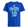 Adidas Youth Messi T-Shirt-Royal Blue product image 1, provided for visual reference and product detail review