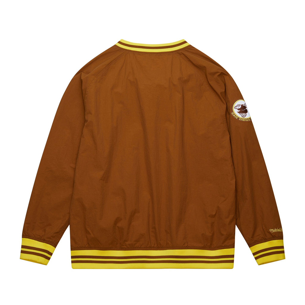 San Diego Padres Mitchell & Ness MLB Brown Nylon Pullover product image 2