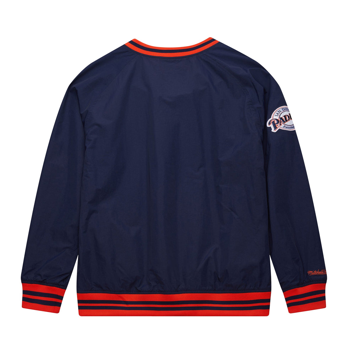 San Diego Padres Mitchell & Ness MLB Navy Nylon Pullover product image 2