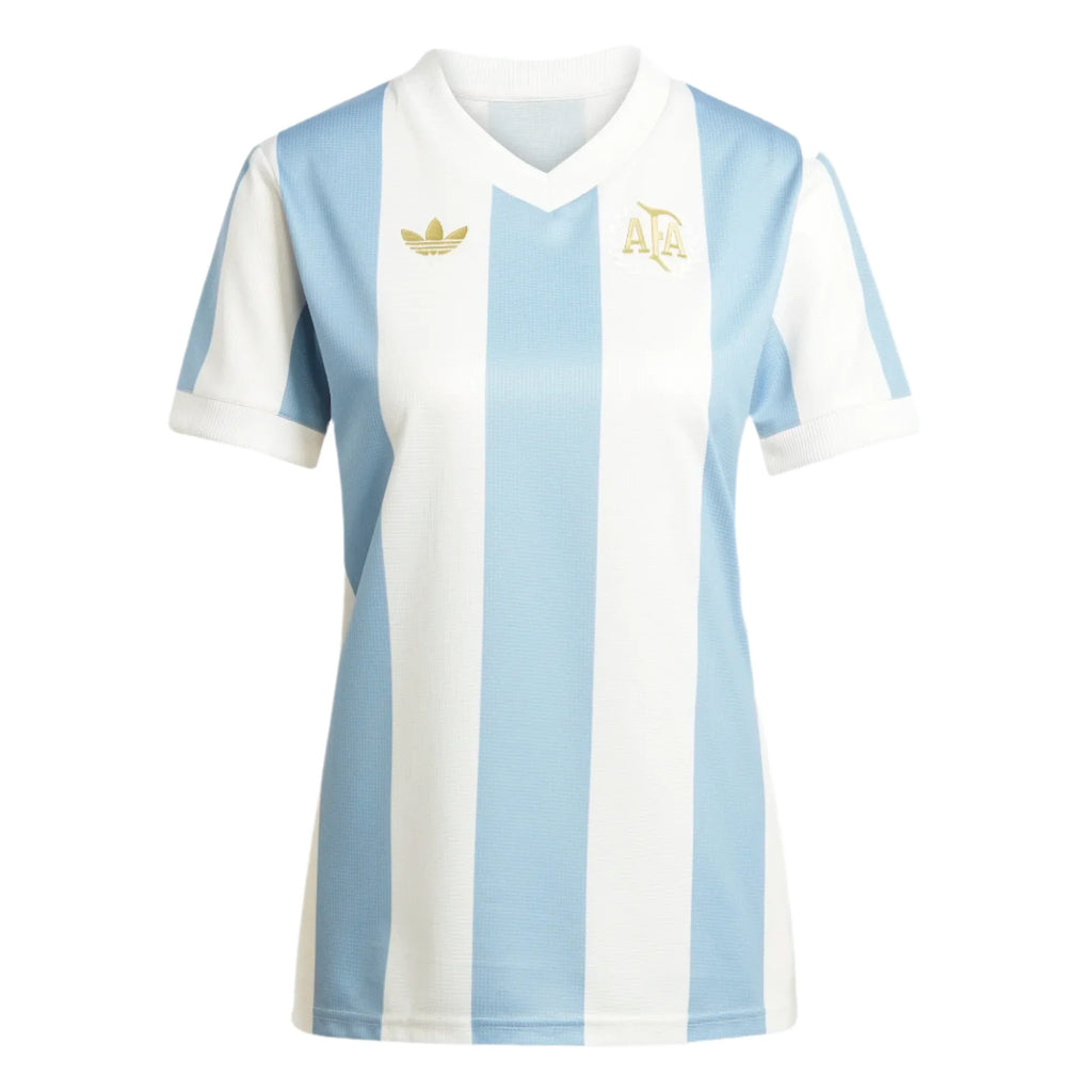 Adidas Women Argentina Anniversary Jersey product image 1, provided for visual reference and product detail review