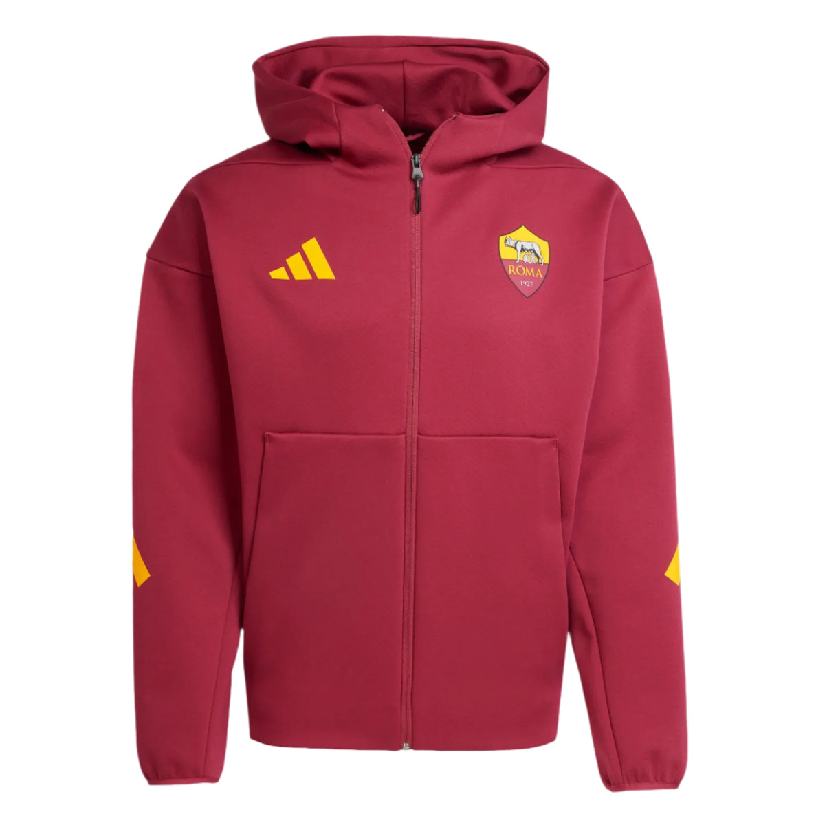 Adidas A.S. Roma Anthem Jacket product image 1, provided for visual reference and product detail review