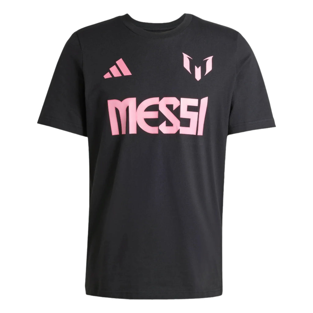Adidas Lionel Messi Graphic T-Shirt - Black product image 1, provided for visual reference and product detail review
